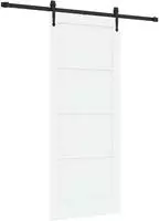 vidaXL Schiebet&uuml;r ORKDAL 83 x 202 cm Massives Kiefernholz