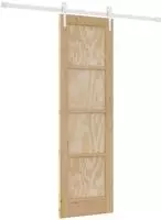 vidaXL Schiebet&uuml;r ORKDAL 61 x 198,5 cm Massives Kiefernholz