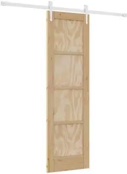vidaXL Schiebet&uuml;r ORKDAL Kiefernholz massiv 61x198,5cm (3445566)