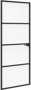 vidaXL Wohnzimmer-T&uuml;r 83x201,5x3,5cm schwarz (42025244)