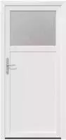 vidaXL Seiteneingangst&uuml;r 98 x 198 cm PVC Wei&szlig;