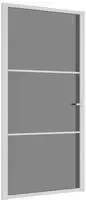 vidaXL Innent&uuml;r 102,5x201,5 cm Wei&szlig; ESG-Glas und Aluminium