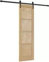 vidaXL Schiebet&uuml;r ORKDAL 61 x 198,5 cm Massives Kiefernholz