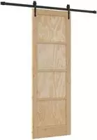 vidaXL Schiebet&uuml;r ORKDAL 73,5 x 211 cm Massives Kiefernholz