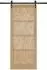 vidaXL ORKDAL Schiebetür Massives Kiefernholz, natur, 86x211cm