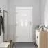 vidaXL Haustür PVC anthrazit 110x210cm (3445746)