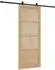 vidaXL Schiebetür ORKDAL Massives Kiefernholz 86x211cm