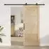vidaXL Schiebetür ORKDAL Massives Kiefernholz 86x211cm