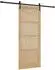 vidaXL Schiebetür Massivholz Kiefer 86x211cm (3445448)