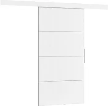 Mirjan24 Schiebetür Malibu Plus, weiß, 106x205cm (Malibu Plus)