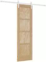vidaXL Schiebet&uuml;r 61 x 198,5 cm Massives Kiefernholz
