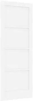 vidaXL Innent&uuml;r wei&szlig; 78x202cm Sperrholz