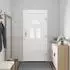 vidaXL Haustür PVC anthrazit 110x210cm (3445750)