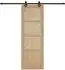 vidaXL ORKDAL Schiebetür massives Kiefernholz, natur, 73,5x211cm