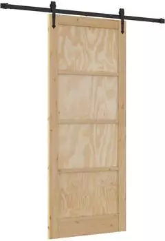 vidaXL ORKDAL Schiebet&uuml;r Massivkiefer 86x211cm