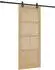 vidaXL ORKDAL Schiebetür Massivkiefer natur 86x211cm