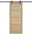 vidaXL ORKDAL Schiebetür Massivkiefer natur 86x211cm