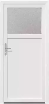 vidaXL Seiteneingangst&uuml;r PVC wei&szlig; 88x198cm (3445756)