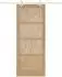 vidaXL Schiebetür Massivkiefer natur/weiß 86x211cm (3445529)
