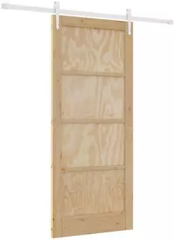vidaXL ORKDAL Schiebet&uuml;r 86x198,5cm, Kiefernholz massiv