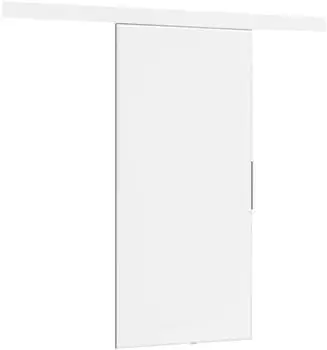 Mirjan24 Schiebetürsystem Multi 70 mit Selbstschließer, Aluminiumgriff, weiß