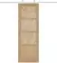 vidaXL Schiebetür natur und weiß 73,5x211cm (3445477)