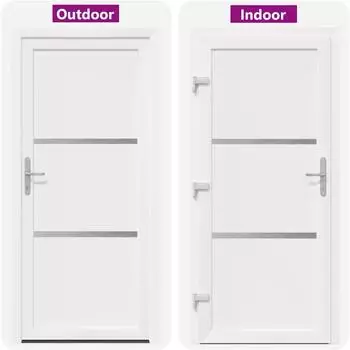 vidaXL Haust&uuml;r 98x200cm PVC wei&szlig; (3445728)