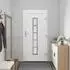 vidaXL Haustür weiß 98x200cm PVC (3445716)