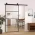 vidaXL Schiebetür mit Beschlag, ESG-Glas & Aluminium, 102,5x205cm (3152149)