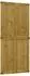 vidaXL Corona Scheunentür 90x210cm Kiefernholz honigbraun (42021181)