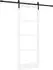 vidaXL Schiebetür ORKDAL weiß und schwarz 83x211cm