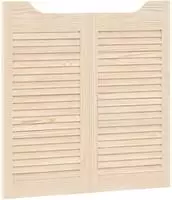 vidaXL Schwingt&uuml;ren 2 stk. 80 x 40 cm Massives Kiefernholz Natur
