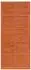 vidaXL Scheunentür Massives Kiefernholz wachsbraun 80x2,5x208cm (42047151)