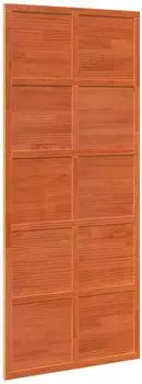 vidaXL Scheunent&uuml;r, Massivkiefer, wachsbraun, 90x208cm (860855)