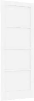 vidaXL Innentür Sperrholz weiß 83x211cm (42052395)