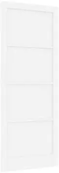 vidaXL Innentür Sperrholz weiß 93x232cm (42052403)