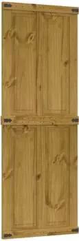 vidaXL Scheunent&uuml;r Corona Massives Kiefernholz honigbraun 70x210cm (42021179)