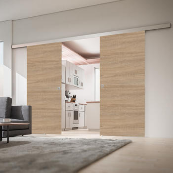 Inova Wohnen Inova Holzschiebet&uuml;r 1510 x 2035 mm Komplettset (BHTT450K80-BHZP500H01)