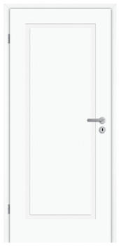 Borne Türelemente Tür Lusso 01 design-weiß links 86 x 198,5 cm weiß