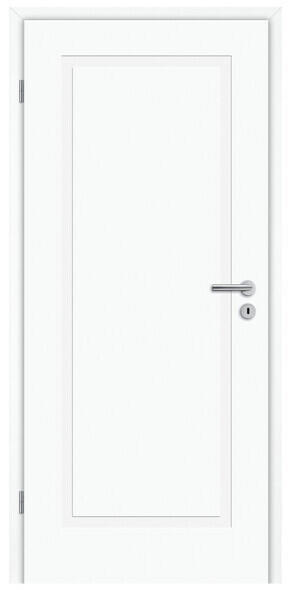 Borne Türelemente Tür Lusso 01 design-weiß links 86 x 198,5 cm weiß