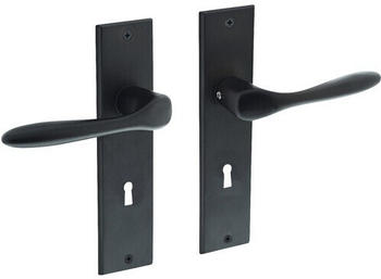 Intersteel Kurzschildgarnitur Banaan BB 72 mm schwarz