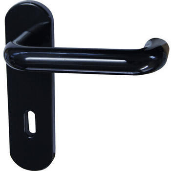 ALPERTEC Kurzschildgarnitur Nylon schwarz BB für Zimmertüren