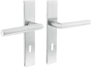 Intersteel Langschildgarnitur 90° Winkel eckig BB 72 mm edelstahl gebürstet
