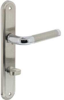 Intersteel Langschildgarnitur Agatha WC 78/8 mm Chrom Nickel matt