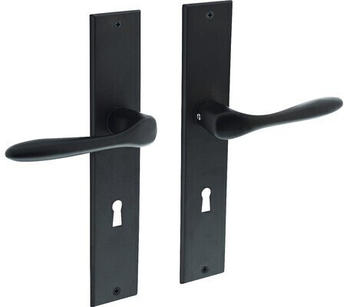 Intersteel Langschildgarnitur Banaan BB 72 mm schwarz