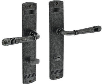 Intersteel Langschildgarnitur Emily WC 78 mm altgrau