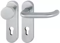 HOPPE Wechselgarnitur mit Kurzschild Paris E58/353KH/138, Edelstahl