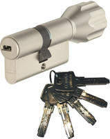 ABUS EC550 Profil-Knaufzylinder L&auml;nge Z30/K30mm mit 5 Schl&uuml;ssel | 5 Schl&uuml;ssel
