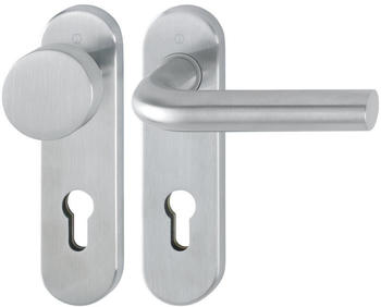 Hoppe Bonn Edelstahl-Kurzschild-Wechsel-Garnitur E58/353K/150Z (3307083)