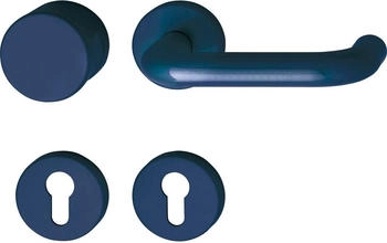 Hewi 111.20 R/122.23 - auf Rosette PZ stahlblau